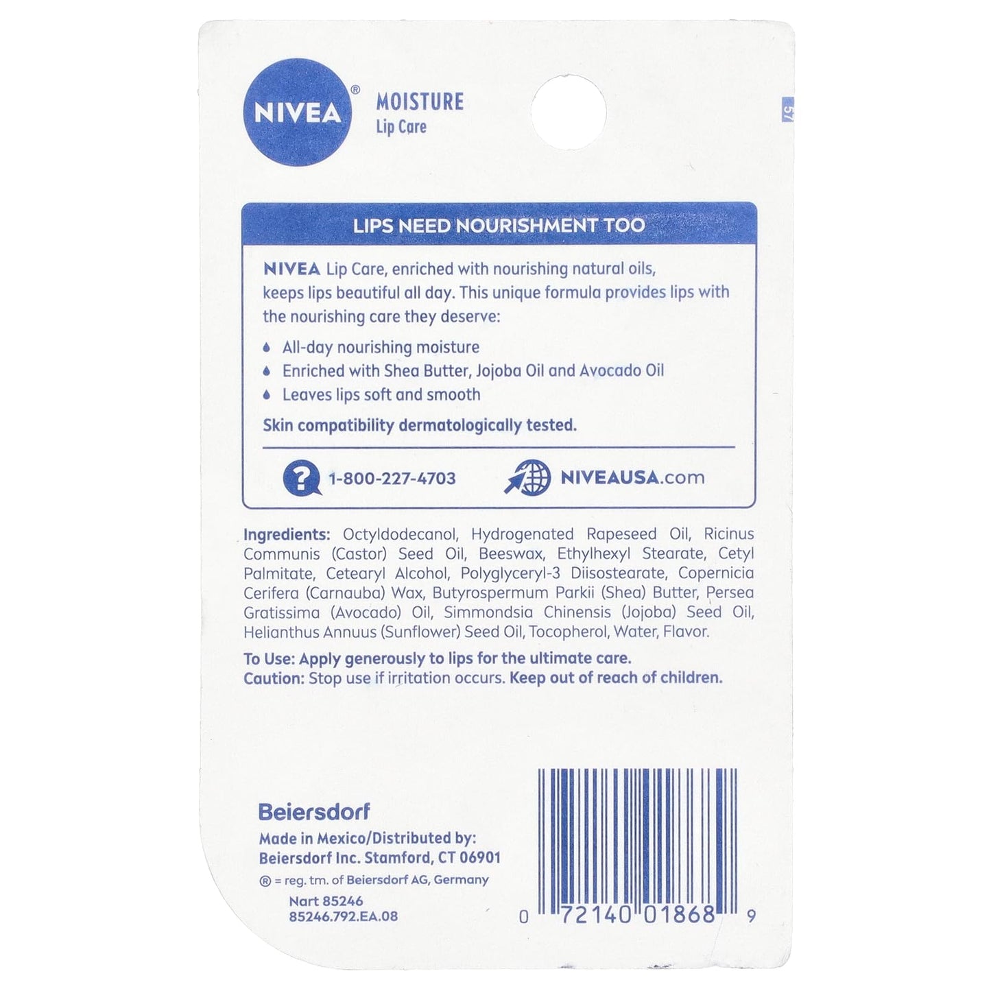 Nivea Original Moisture Lip Balm Dual Pack