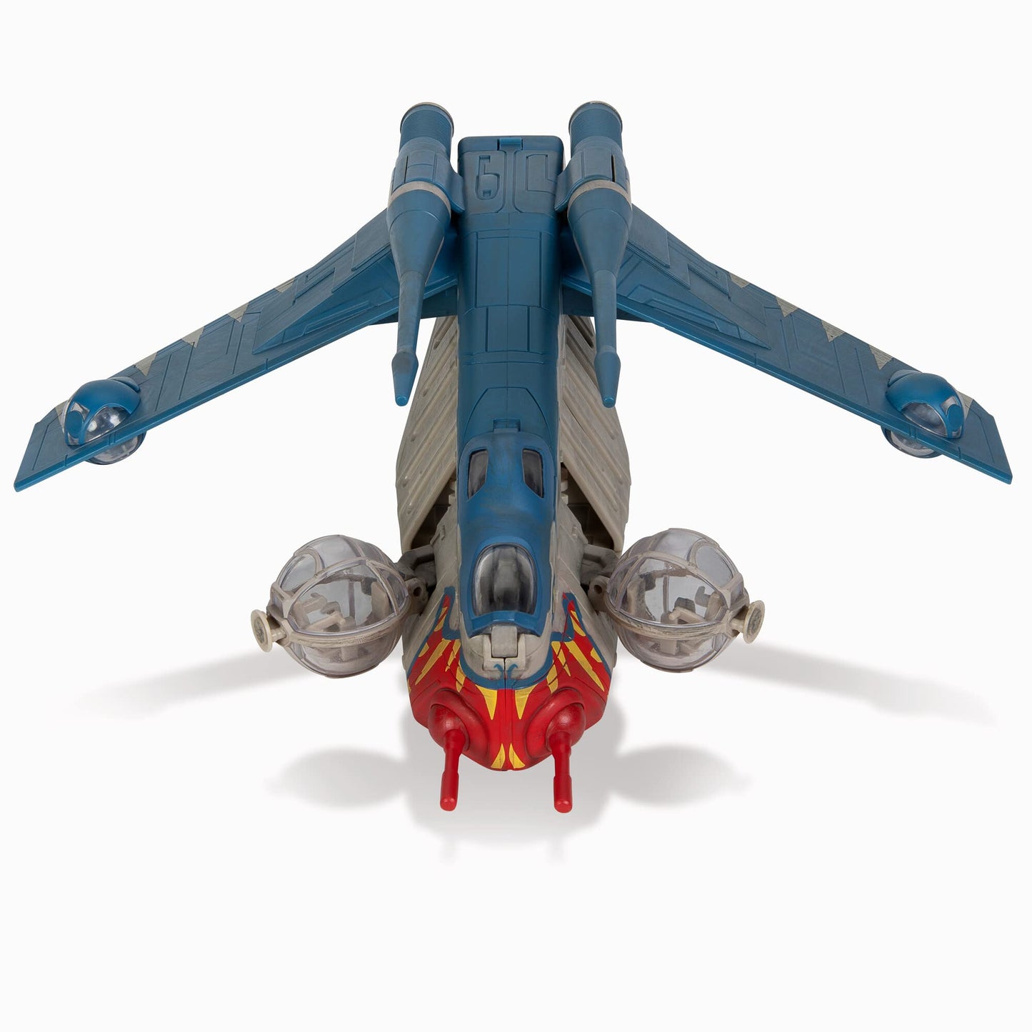 Star Wars Micro Galaxy Squadron Republic Gunship (Muunilinst-10) - 8-Inch Starfighter Class Vehicle with Three Micro Figure Accessories