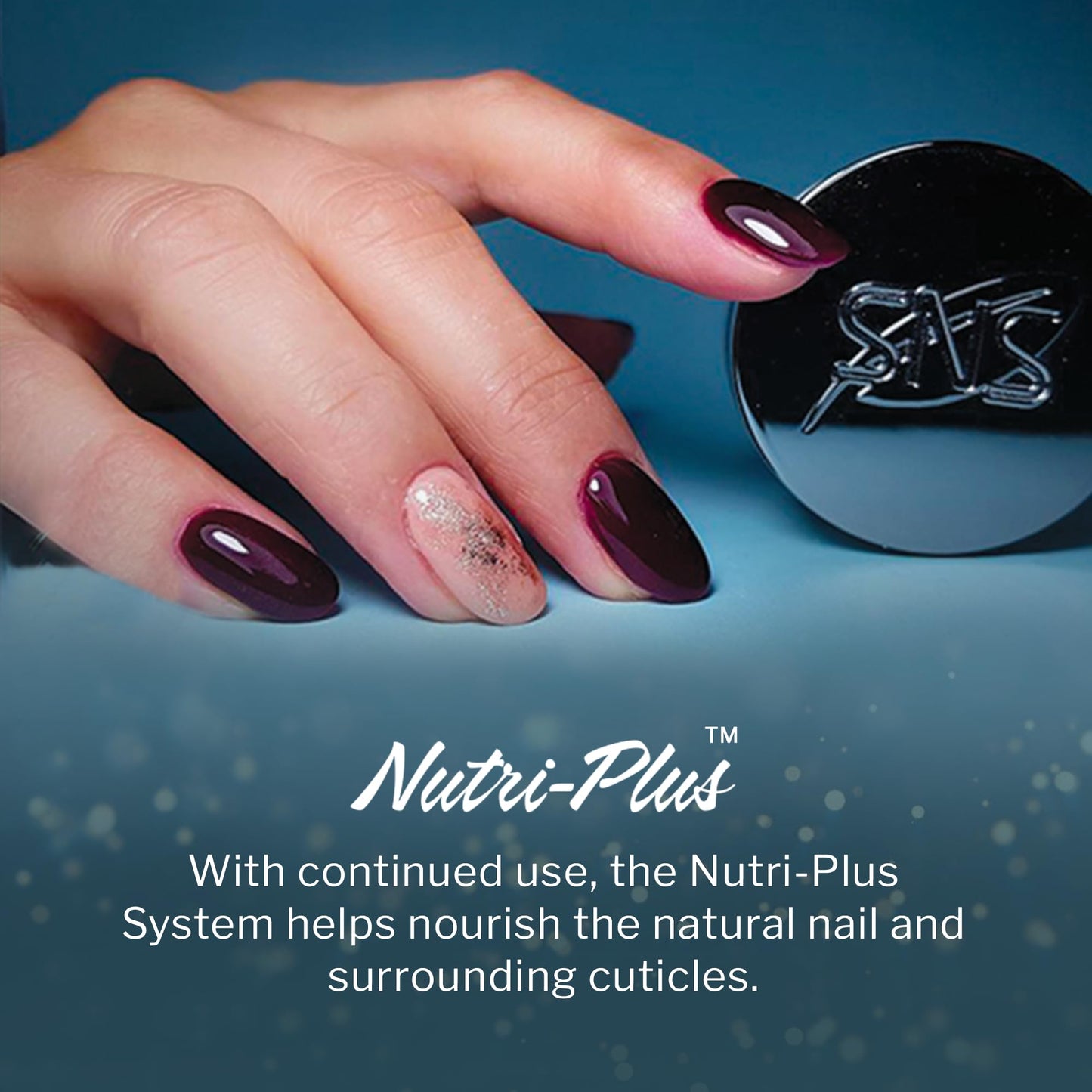 SNS Nail Dip Powder, Gelous Color Dipping Powder - Sugared Aubergine (Purple) - Long-Lasting Acrylic Nail Color & Polish Lasts 14 Days - Low-Odor & No Beauty & Personal Care SNS Healthy Natural Nails