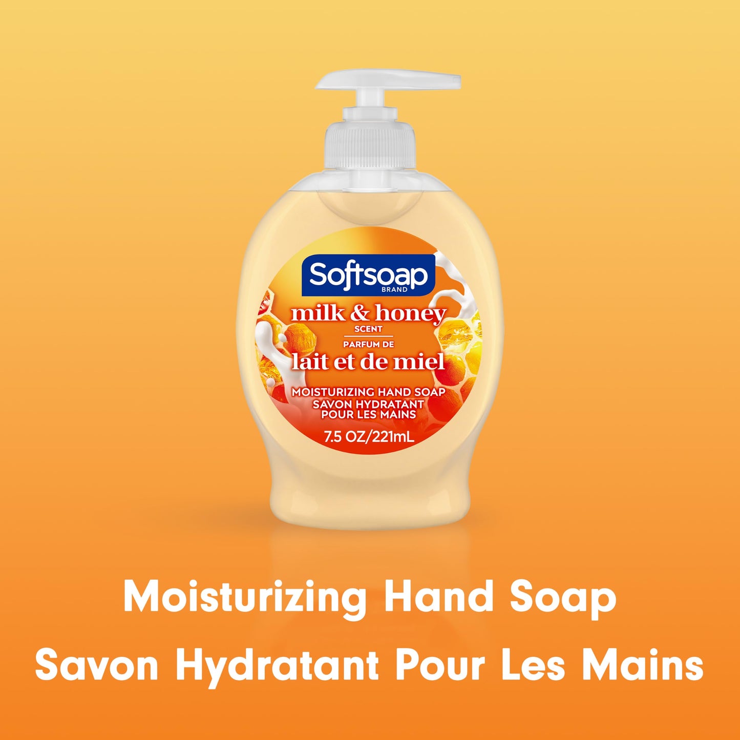 Softsoap Moisturizing Liquid Hand Soap, Milk and Honey, 7.5 Fluid Ounce, Pack of 6 (Package may vary) Beauty and Personal Care Softsoap
