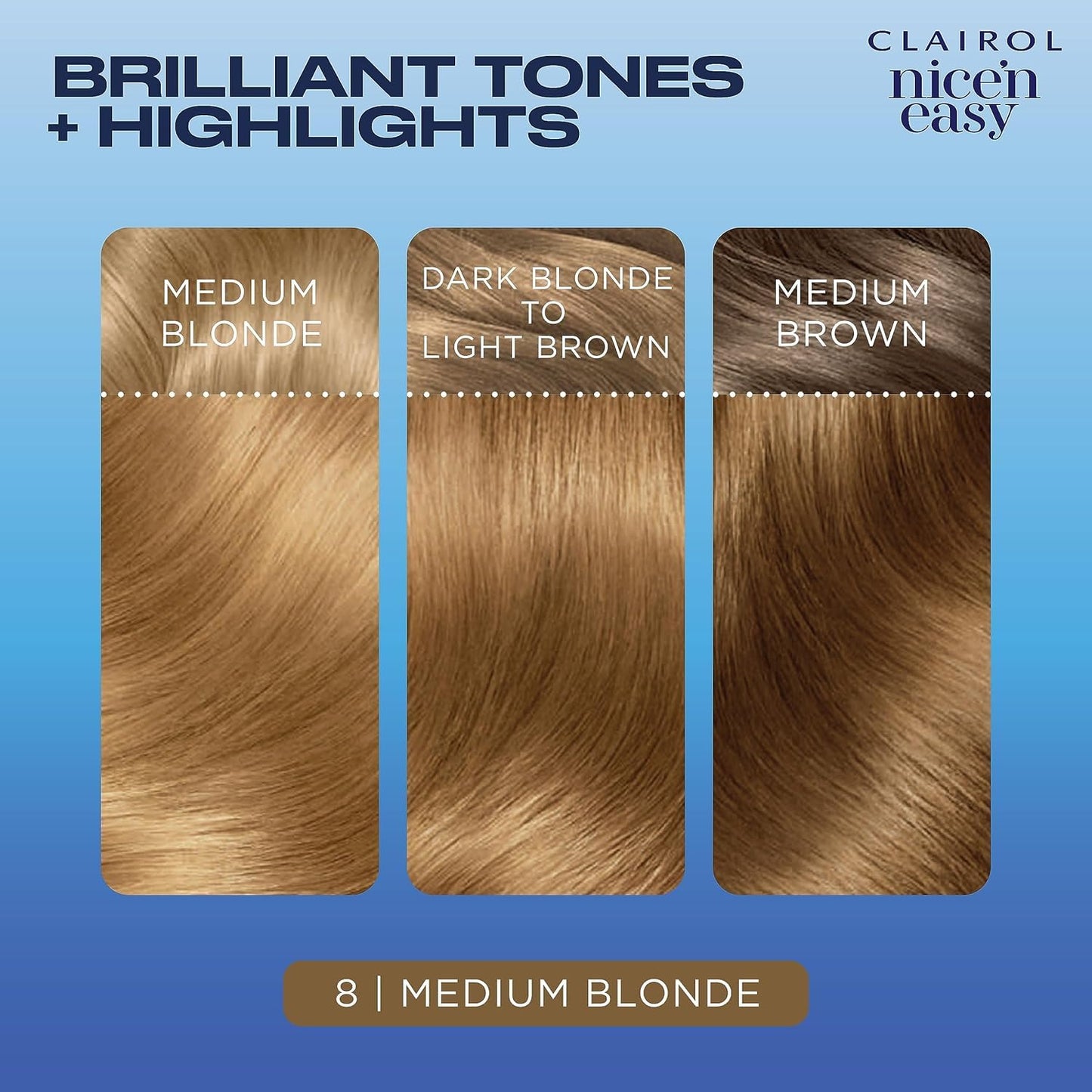 Nice'n Easy Permanent Color, Natural Medium Blonde [8/103A] 1 ea