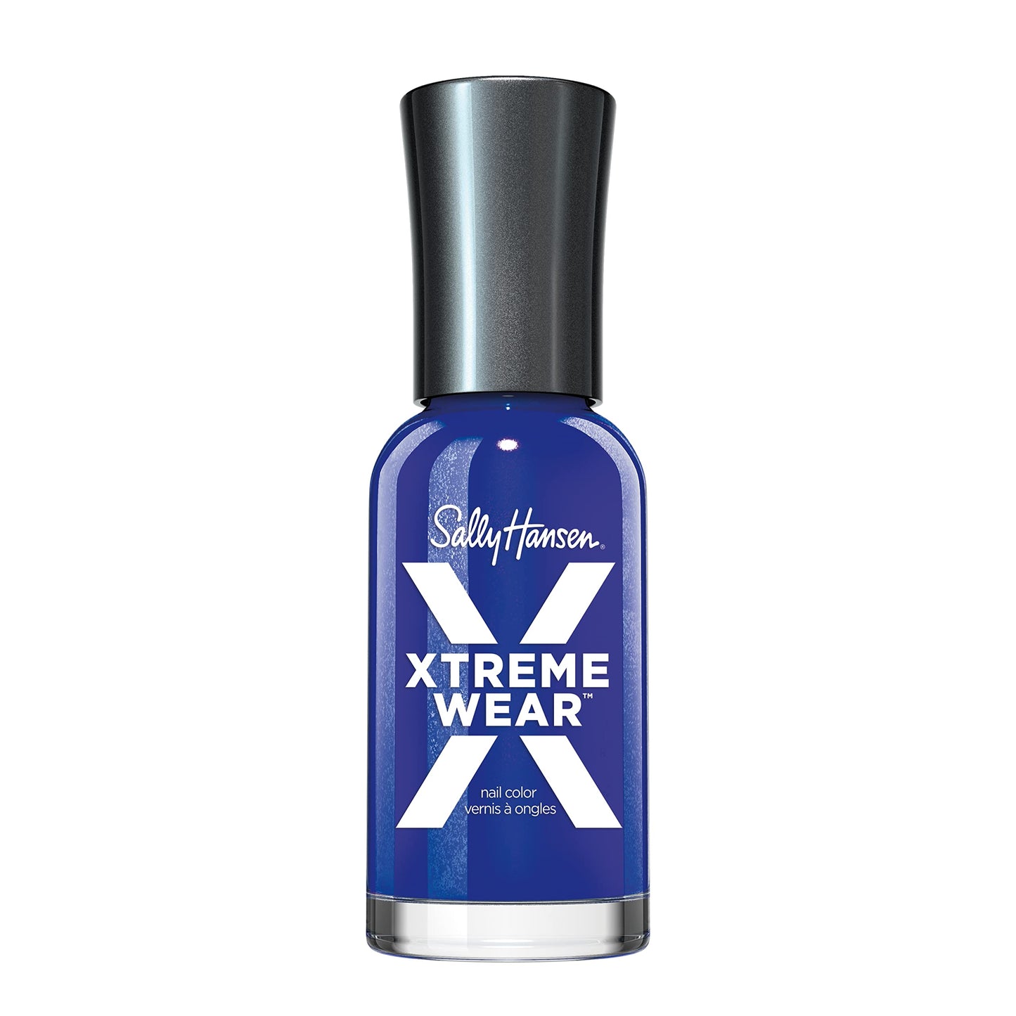 Sally Hansen Xtreme Wear Nail Polish, Streak-Free, Shiny Finish, Long-Lasting Nail Color, Pacific Blue, 0.4 fl oz