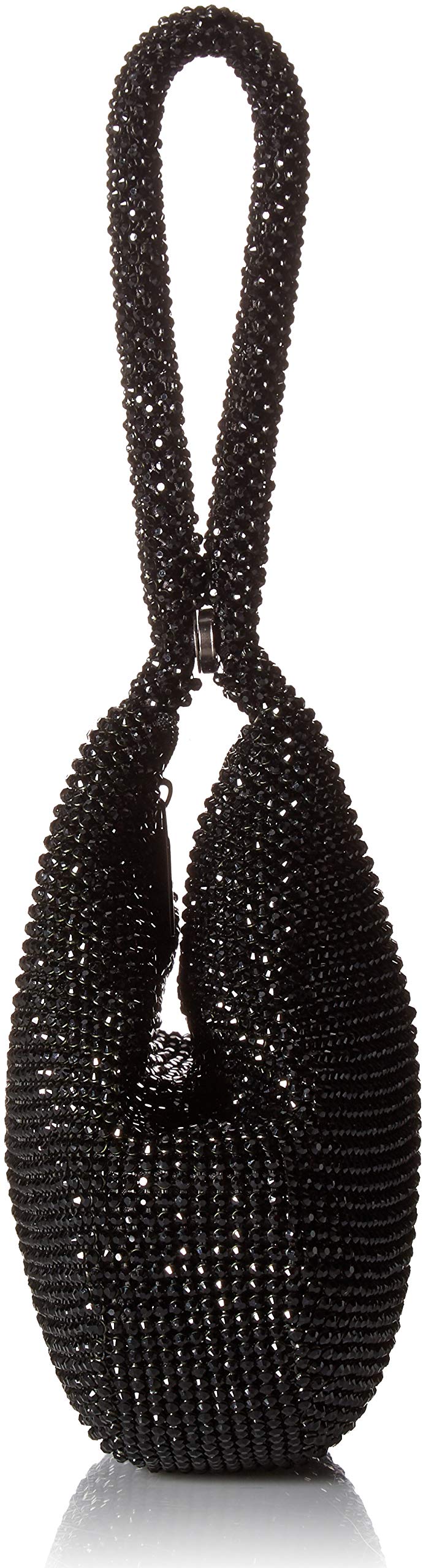 Jessica McClintock Staci Mesh Wristlet Pouch, Black