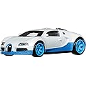 Hot Wheels Premium Car Culture Hammer Drop 1:64 Scale Die-Cast Bugatti Veyron Vehicle with Real Riders Tires & Metal/Metal Body & Chassis