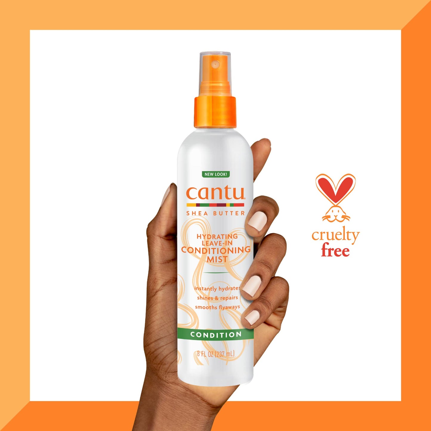 Cantu Shea Butter Hydrating Leave-In Conditioning Mist, 8 fl oz