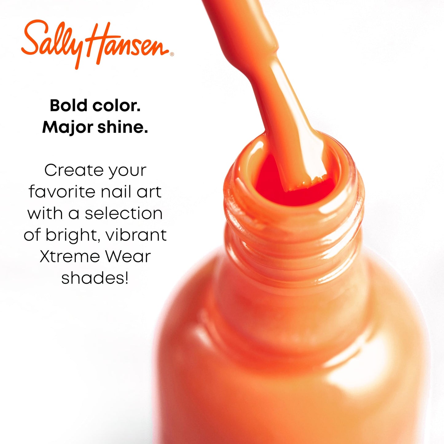 Sally Hansen Xtreme Wear Nail Polish, Streak-Free, Shiny Finish, Long-Lasting Nail Color, Golden-I, 0.12 fl oz