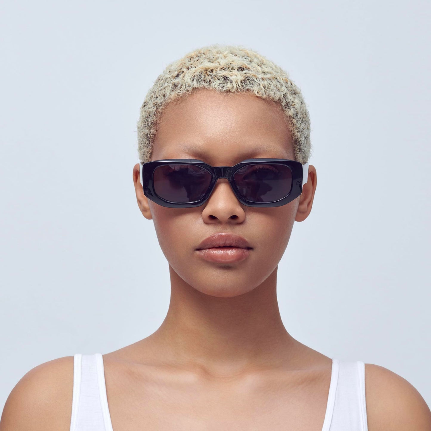 Mad Shade Sunglasses for Men & Women, Modern Classic Square Retro Fashion Shade with UV400 Protection, Oversized Bold Black