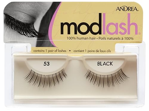 Andrea Eyelash Strip Lashes Black [53] 1 ea (Pack of 4)