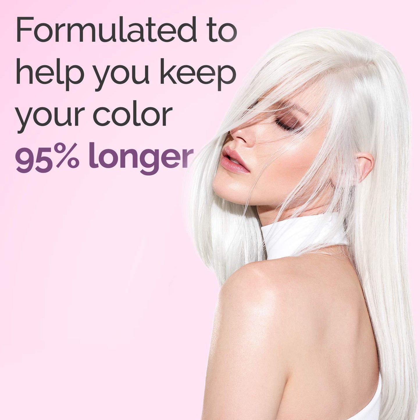 FRAMESI Color Lover Dynamic Blonde Sulfate Free Purple Conditioner for Color Treated Hair, 16.9 fl oz