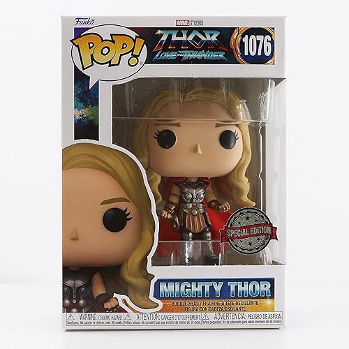 Funko Thor: Love & Thunder POP! Marvel Mighty Thor Exclusive Vinyl Figure #1076 [Without Helmet]