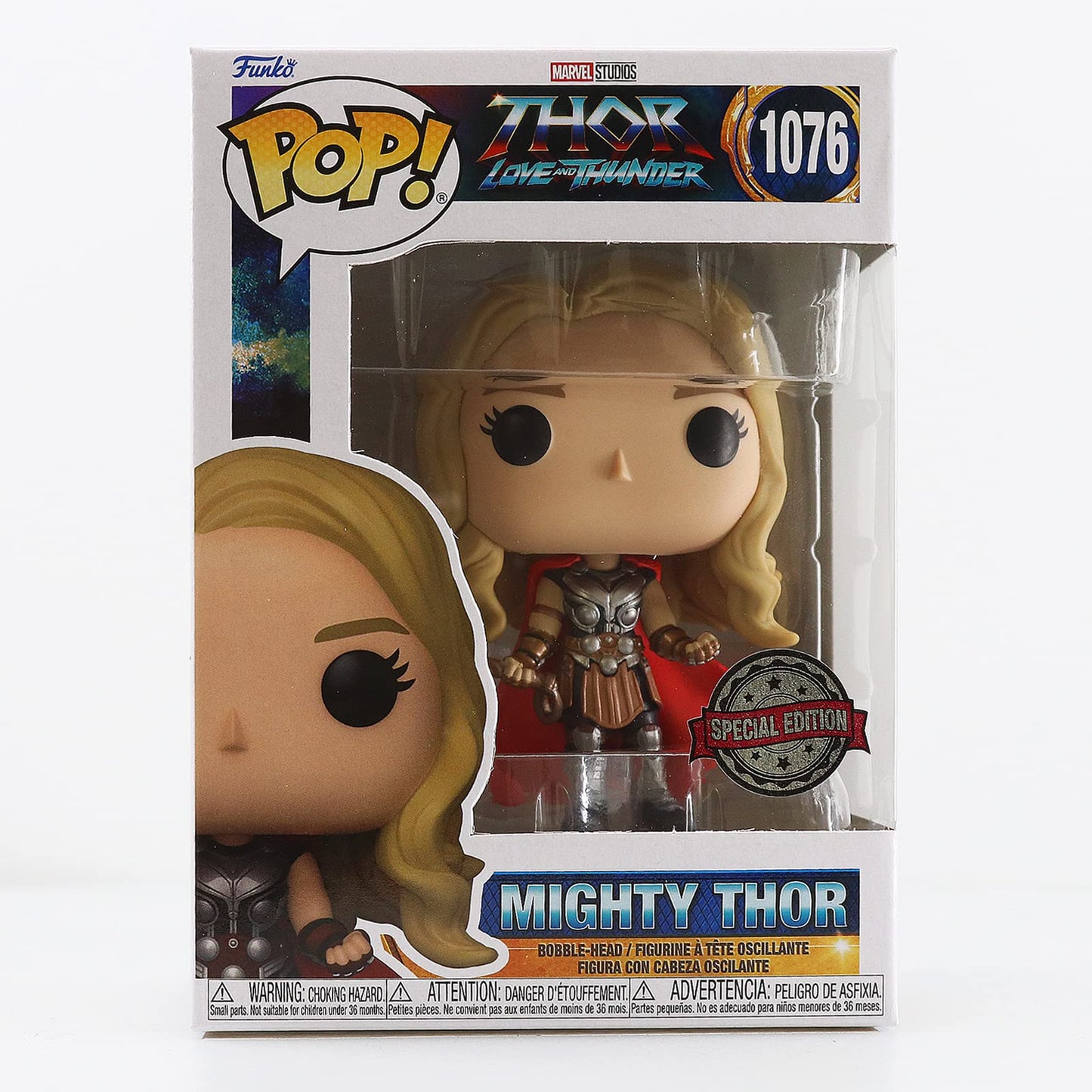 Funko Thor: Love & Thunder POP! Marvel Mighty Thor Exclusive Vinyl Figure #1076 [Without Helmet]