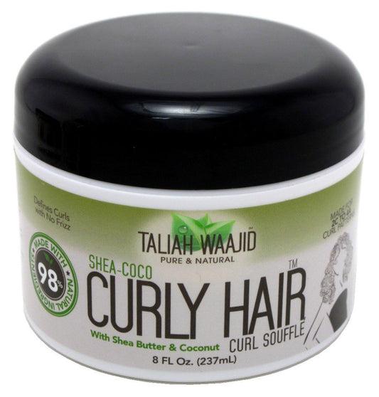 Taliah Waajid Curly Hair Curl Souffle 8oz Jar (Shea-Coco) (2 Pack)