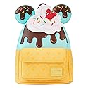 Loungefly Disney Mickey and Minnie Mouse Sweets Ice Cream Womens Double Strap Shoulder Bag Purse