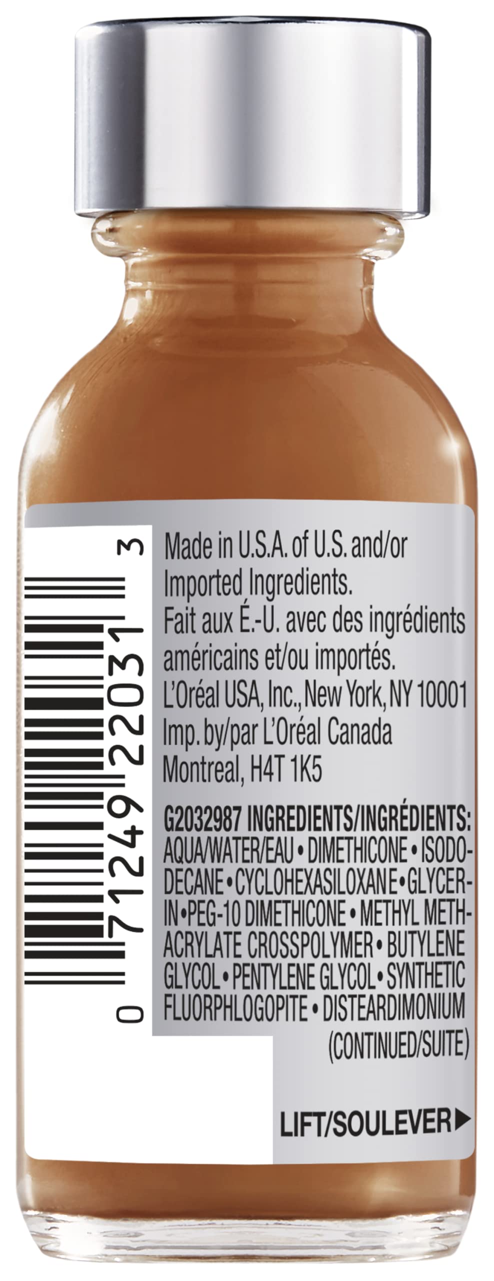 L'Oreal Paris Makeup True Match Super-Blendable Liquid Foundation, Deep Golden W10, 1 Fl Oz,1 Count