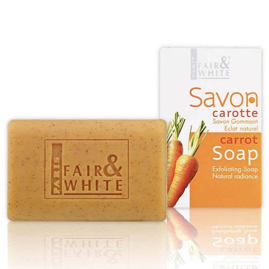 FAIR & WHITE Original Exfoliating Soap - Repairing & Nourishing, 200g / 7oz with Carrot Oil Beauty & Personal Care FAIR & WHITE