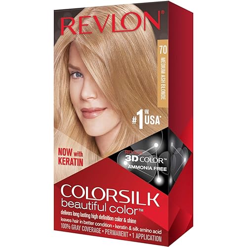 Revlon ColorSilk Hair Color 70 Medium Ash Blonde 1 Each (Pack of 2)