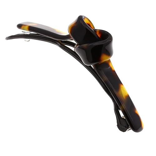 Camila Paris CP2801 French Hair Barrette Clip for Girls, Handmade, Tokyo, Metal-Free Closure Strong Hold Grip Hair Clips for Women, No Slip