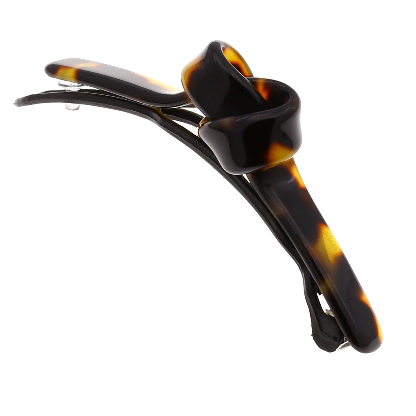 Camila Paris CP2801 French Hair Barrette Clip for Girls, Handmade, Tokyo, Metal-Free Closure Strong Hold Grip Hair Clips for Women, No Slip