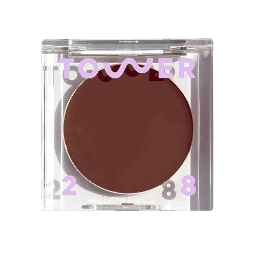 Tower 28 Sculptino Cream Contour - Foolproof Cream Bronzer Contour - Natural Face Sculpting Matte Bronzer Balm - Vegan, Everyday Face Makeup