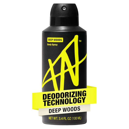 Jake Paul Deep Woods Body Spray for Men By W, Odor Blocking Body Deodorant, Long Lasting Protection, 3.4 fl oz Beauty & Personal Care W