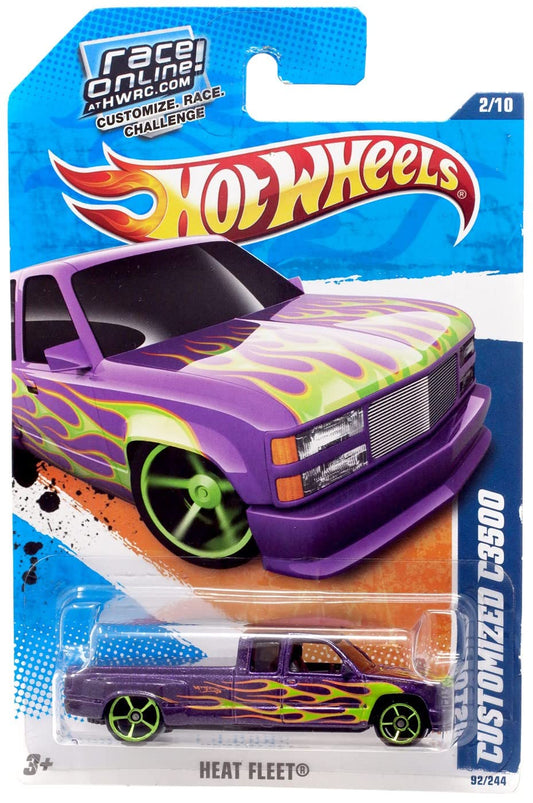 2011 Hot Wheels 92/244 - Heat Fleet 2/10 - Customized C3500