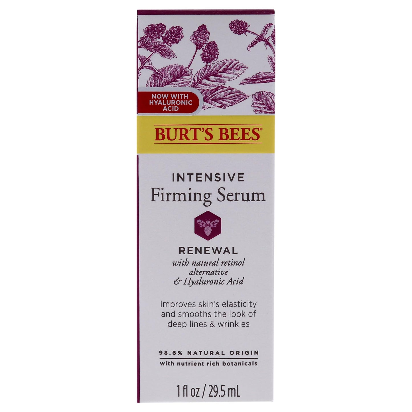 Burt's Bees Renewal Intensive Firming Serum with Bakuchiol Natural Retinol Alternative - 1 ounce (Packaging May Vary)