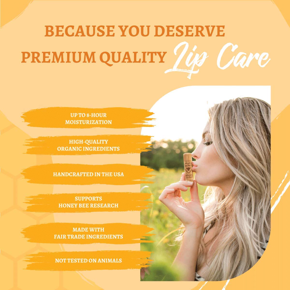 Bee Bella Lip Balm Pumpkin Spice (3 Pack)- With Beeswax, Coconut Oil, Jojoba Oil, Vitamin E Oil, Argan Oil and More for Soft and Smooth Lips