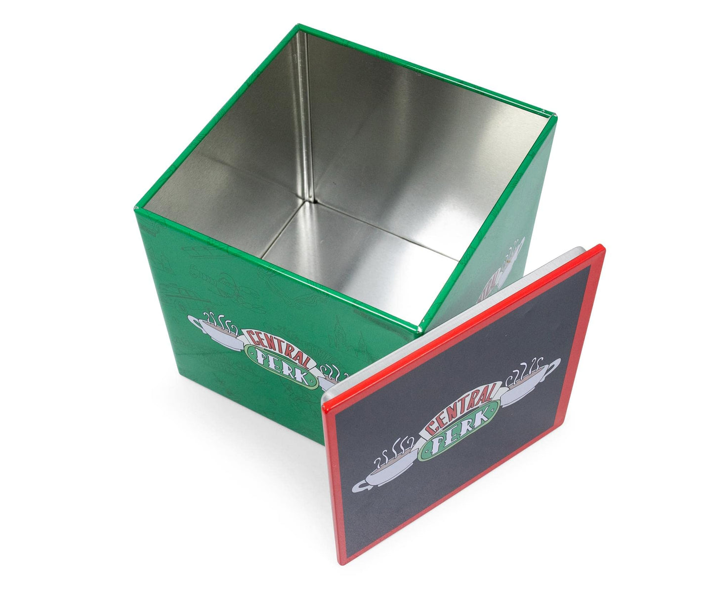 Ukonic Friends Central Perk 4-Inch Tin Storage Box Cube Organizer with Lid | Basket Container, Cubby Cube Closet Organizer, Home Decor Accessories…