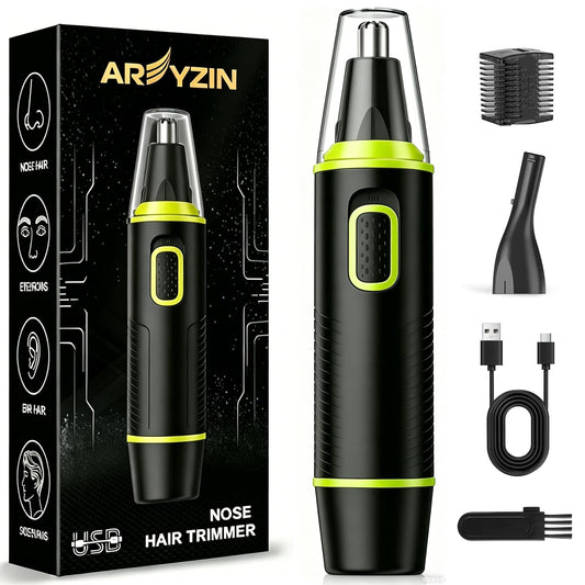 AREYZIN Nose Hair Trimmer for Men,Rechargeable 2026 Professional 2 in 1 Painless Nose Ear and Trimmer, Eyebrow & Facial Hair Trimmer with IPX7 Beauty and Personal Care AREYZIN Default Title