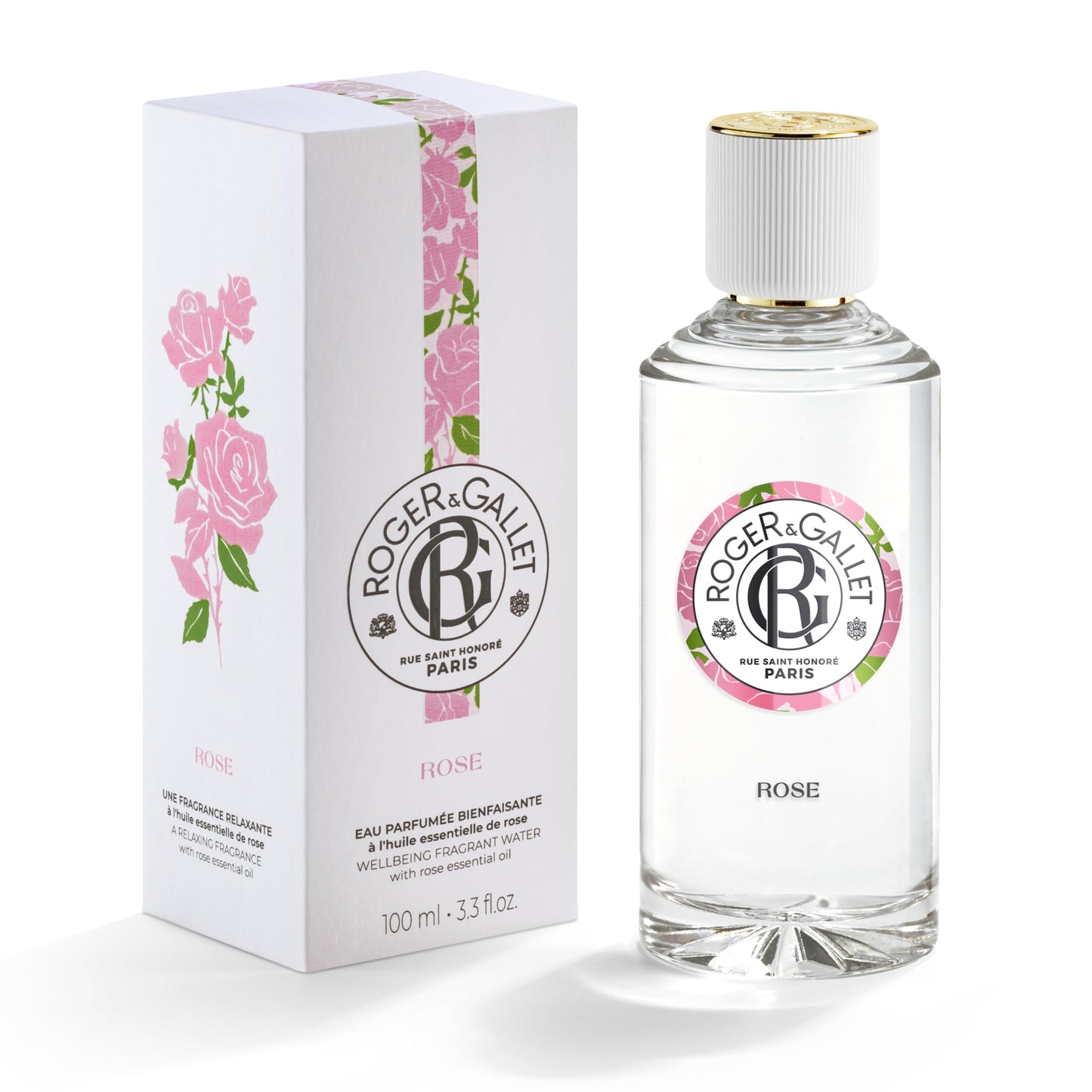 Roger & Gallet Rose by Roger & Gallet for Men and Women. Gentle Fragrant Water Spray 3.3-Ounces