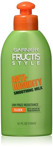 Garnier Fructis Sleek & Shine Anti-Humidity Smoothing Milk, 5.1 oz, 2 pk