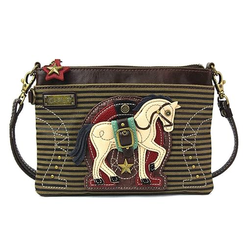 Chala Handbags Horse Mini Crossbody Handbag, Horse Lover