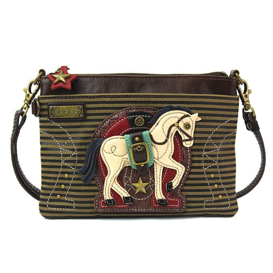 Chala Handbags Horse Mini Crossbody Handbag, Horse Lover Fashion CHALA
