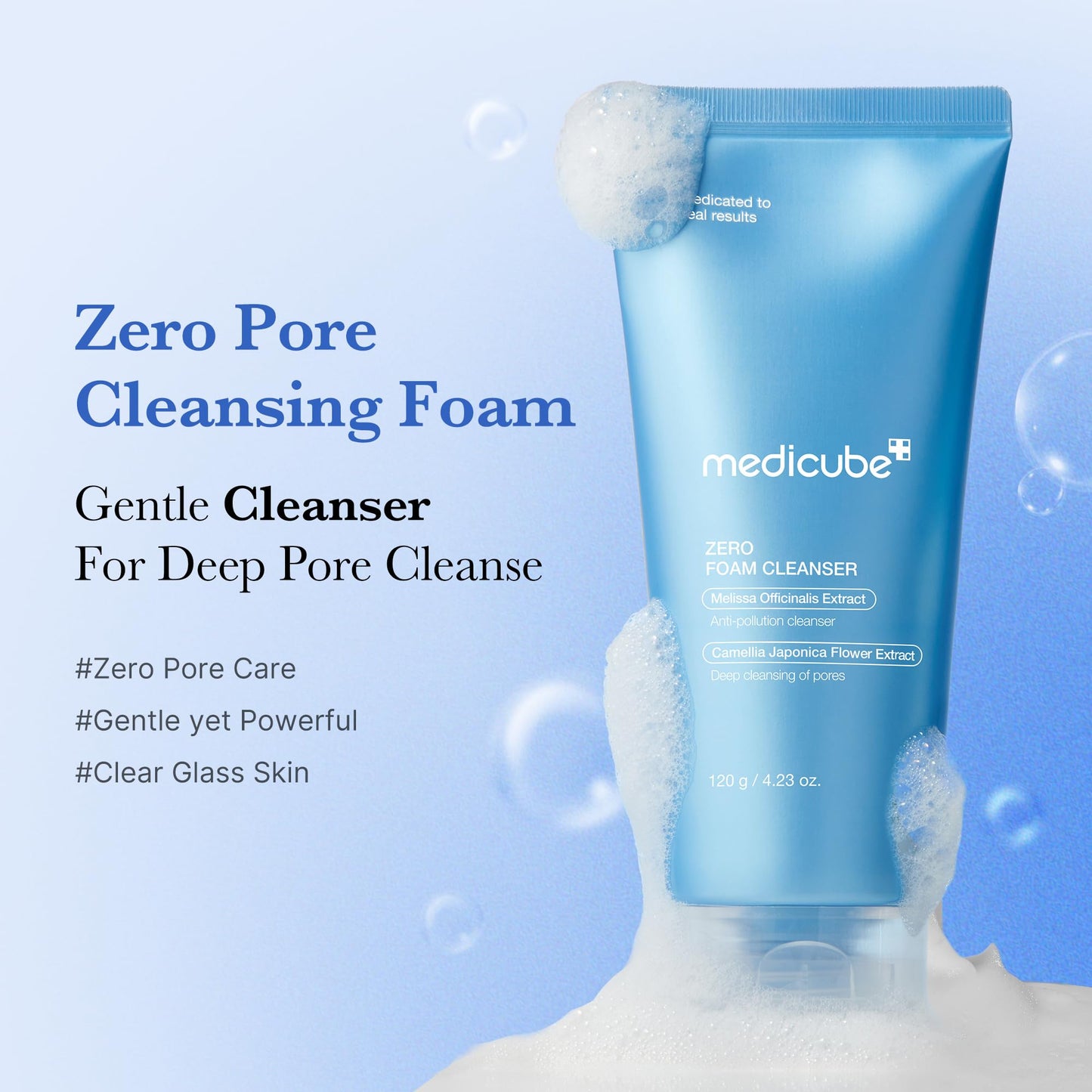 medicube Facial Cleanser Zero Foam Cleanser for Pore & Excess Oil Care Beauty and Personal Care medicube