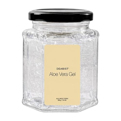 Dearist Aloe Vera Gel, Long Lasting Hydration, Suitable for All Skin And Scalp Types, 200gm