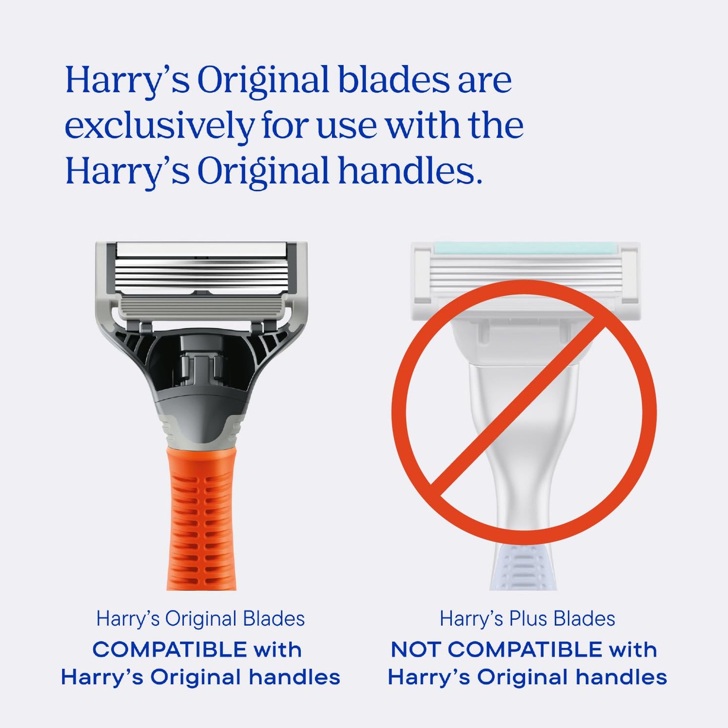 Harry's Original Razor Blades for Men - 14 Count - Premium Razor Blade Refill Cartridges - German Engineered Beauty and Personal Care Harry's