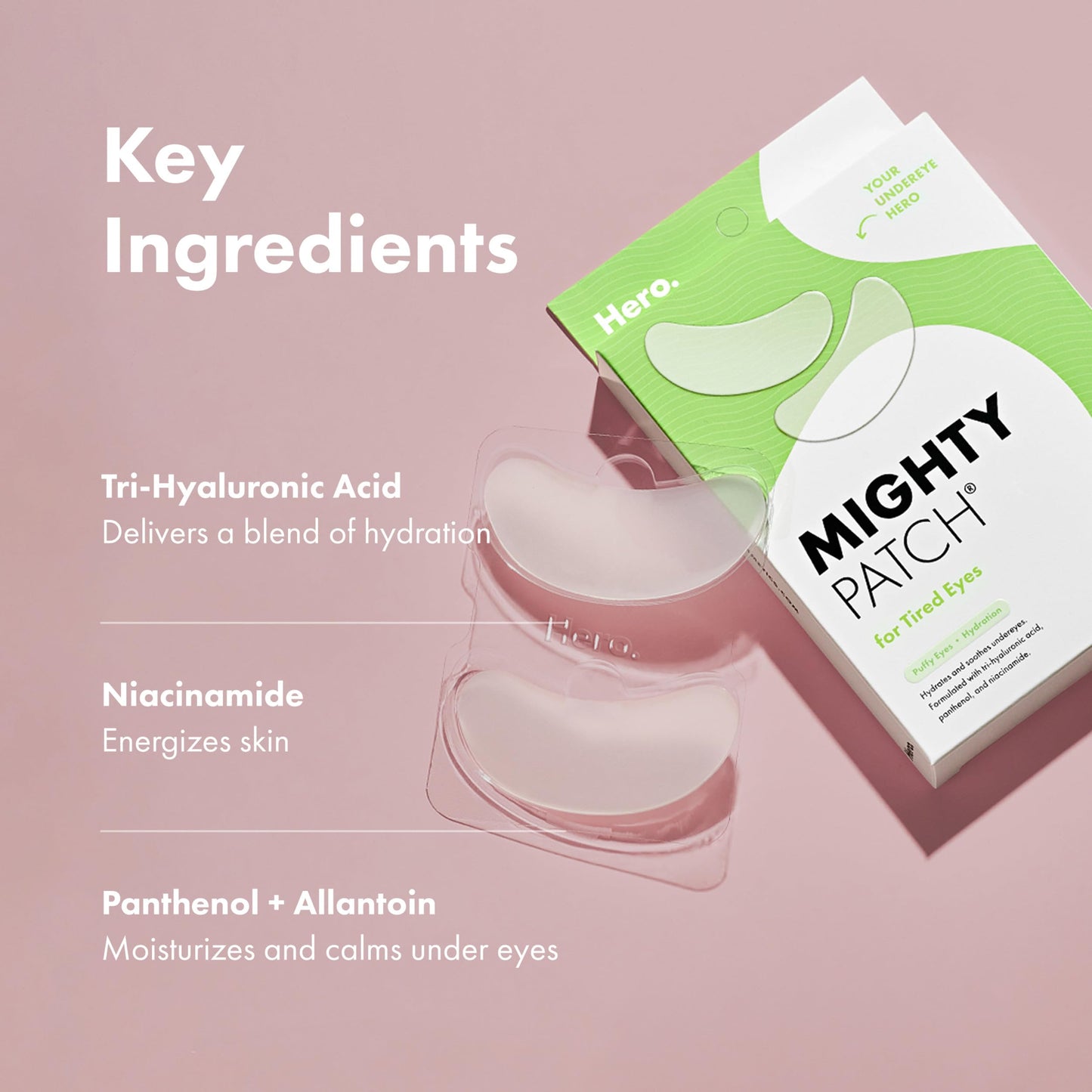 HERO COSMETICS Mighty Patch for Tired Eyes Patches, 6 Count Beauty and Personal Care Mighty Patch