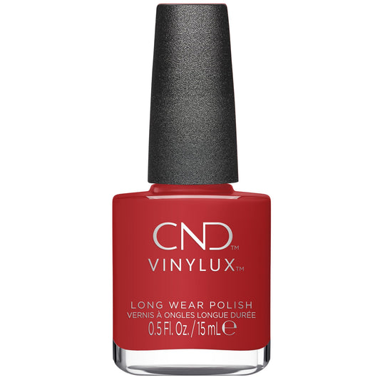CND Vinylux Longwear Red Nail Polish, Gel-like Shine & Chip Resistant Color, Soft Flame, 0.5 fl. oz