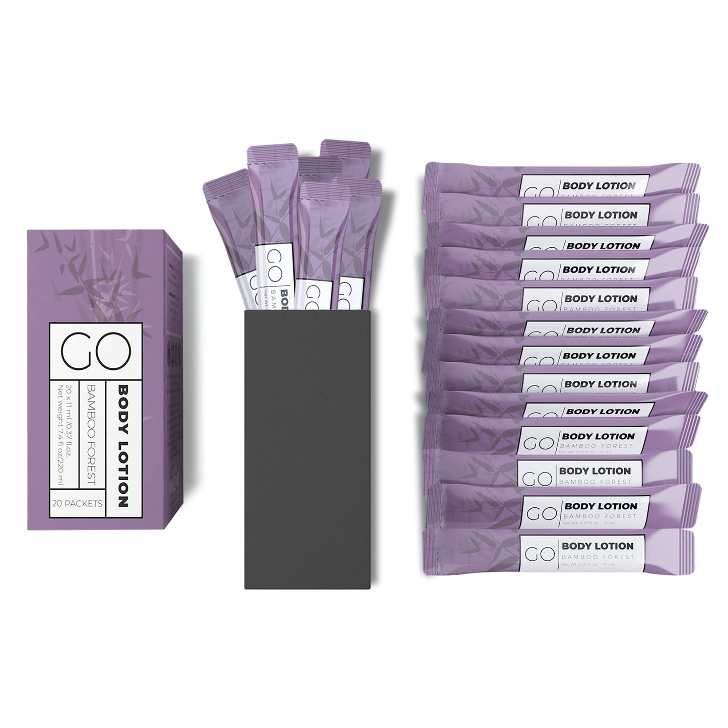 Go Essentials Travel Size Lotion Packets - Single Use Body and Hand Lotion for Hydrated Skin and Toiletries. Airline Friendly - Portable Bulk. Womens