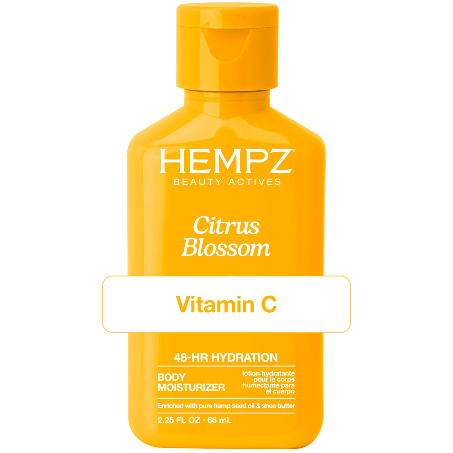 Hempz Body Lotion - Citrus Blossom Limited Edition Mini Daily Moisturizing Cream, Shea Butter, Aloe, Body Moisturizer - Skin Care Products, All