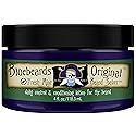 Bluebeards Original Beard Balm Leave-in Conditioner - 4 oz Fresh Mint Beard Saver Softener for Men with Aloe & Peppermint Oil Deeply Conditions