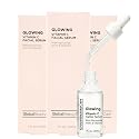 Global Beauty Care Glowing Vitamin C Facial Serum Radiance Boosting Face Serum to Help Improve Appearance of Dark Spots with Niacinamide, AHA