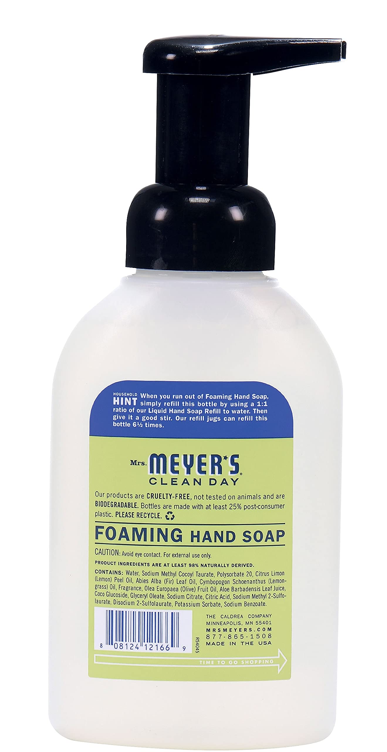 Mrs. Meyer's Clean Day 10 Oz. Lemon Verbena Foaming Hand Soap