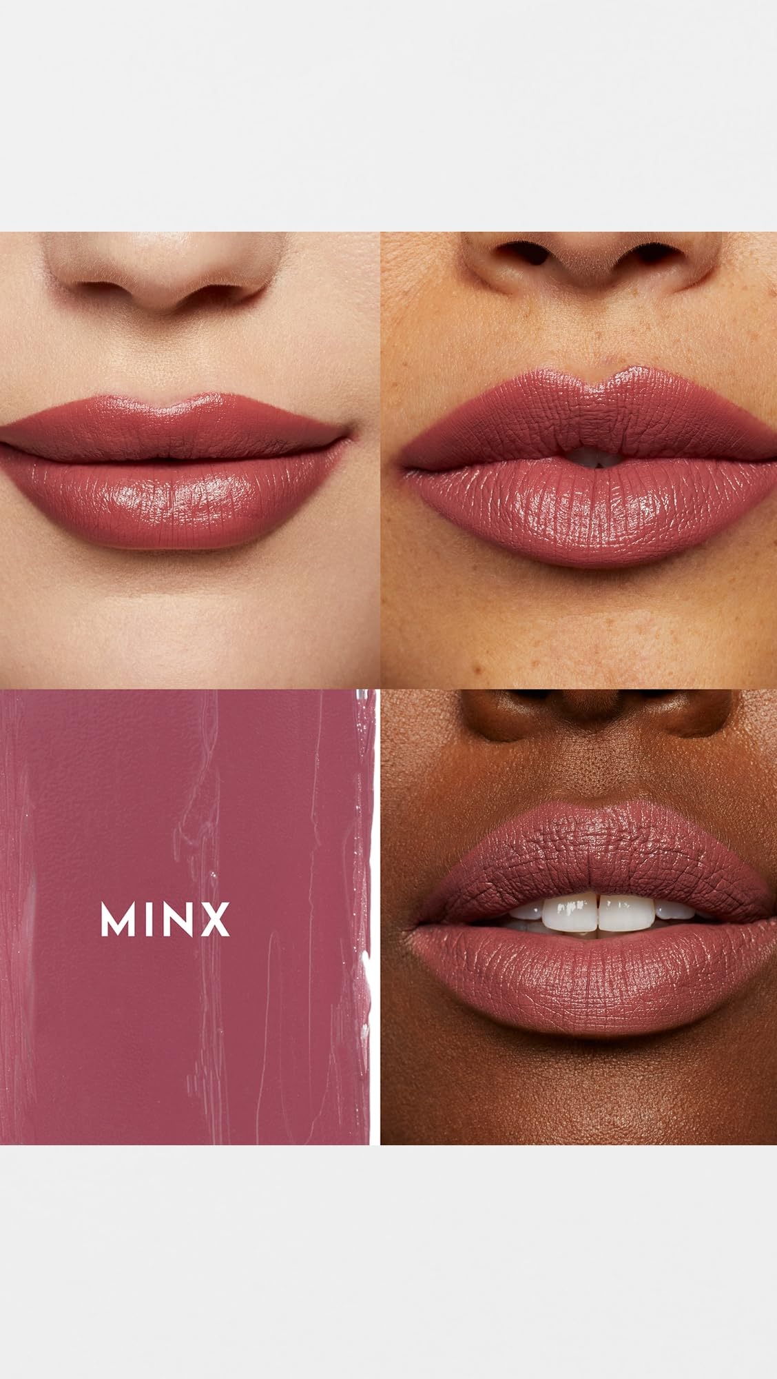 Lawless Women's Forget the Filler Lip-Plumping Line-Smoothing Satin Cream Lipstick, Minx, 0.1 Ounce