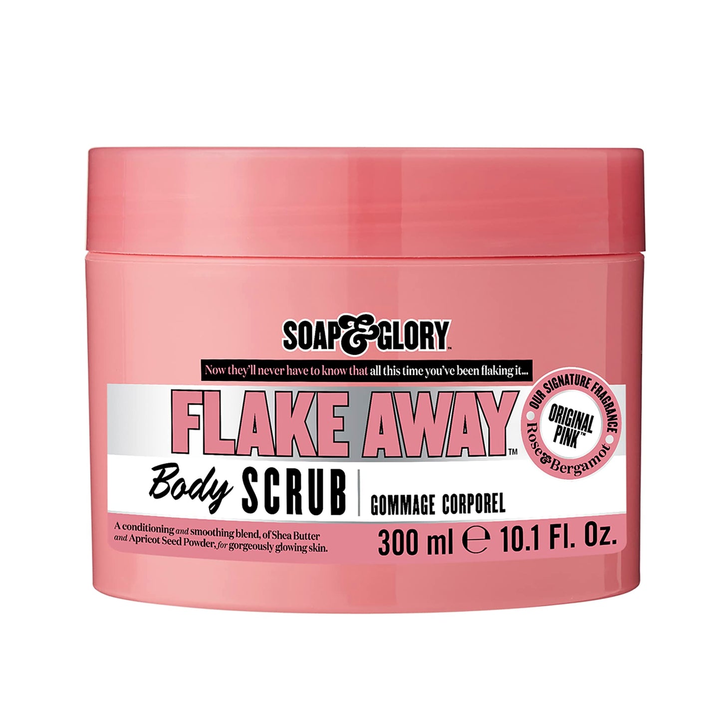 Soap & Glory Original Pink Exfoliating Body Scrub - Body Exfoliator & Dead Skin Remover with Mandarin Extract for Smooth, Radiant Skin - Rose