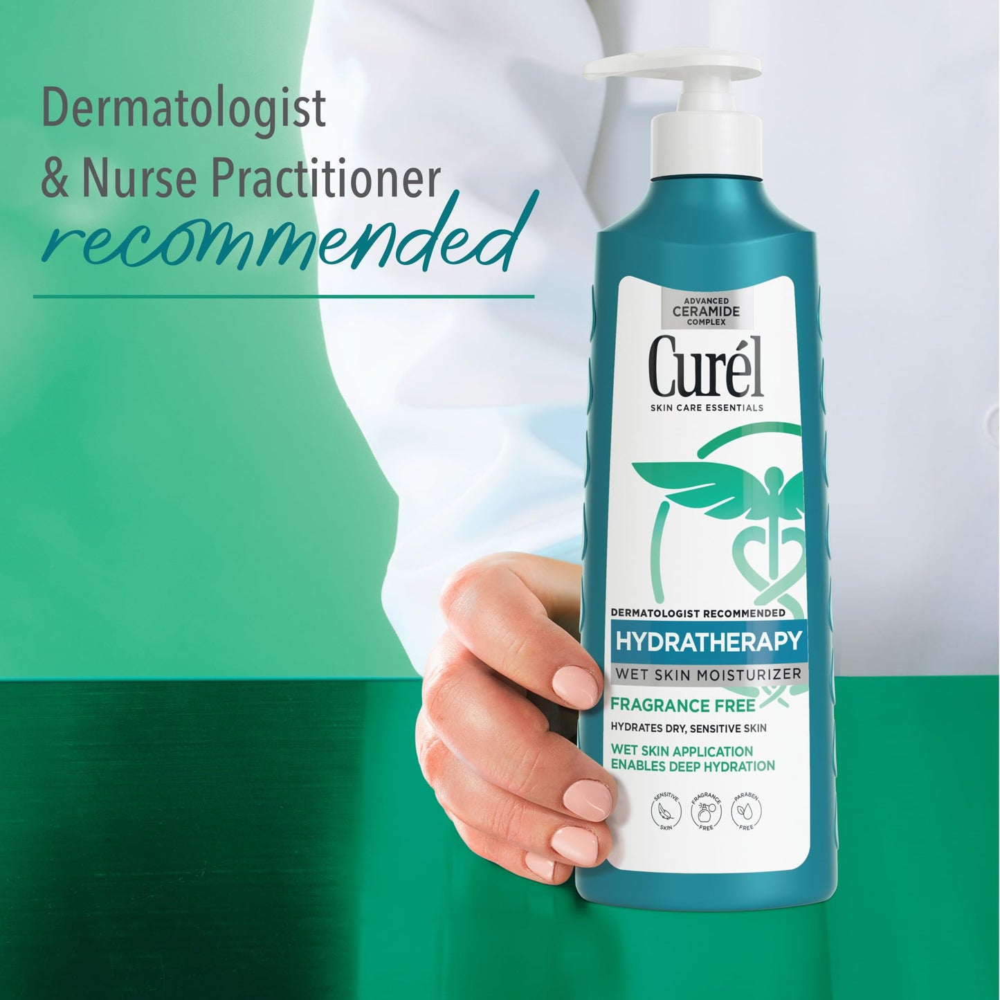 Curel Fragrance Free Itch Defense In Shower Lotion for Sensitive and Dry Skin, Hydra Therapy Body Lotion with Vitamin E, Fast-Absorbing Ceramide Beauty & Personal Care Curel