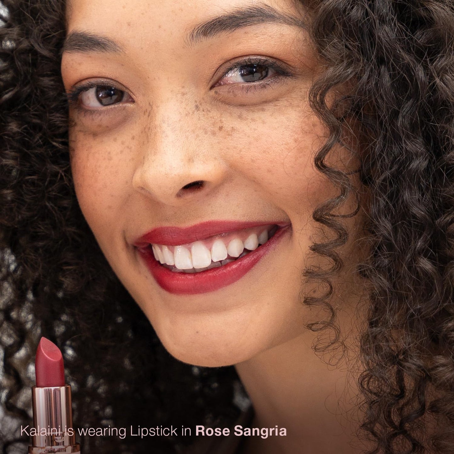 Mineral Fusion Long-Lasting Lipstick, Vivid & Smudge-Free Lip Color with Avocado Oil, Cocoa Seed Butter, Free of FD&C Dyes, Paraben and Gluten, Rose