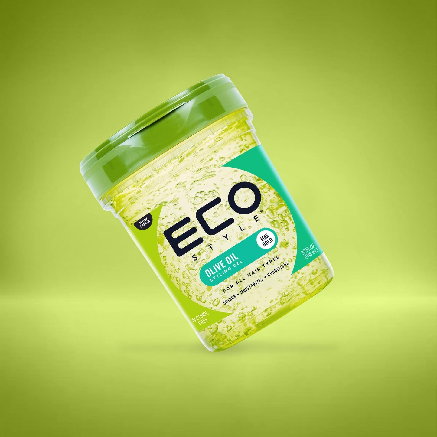 ECOCO Eco Style Gel, Olive 32 oz (Pack of 6)