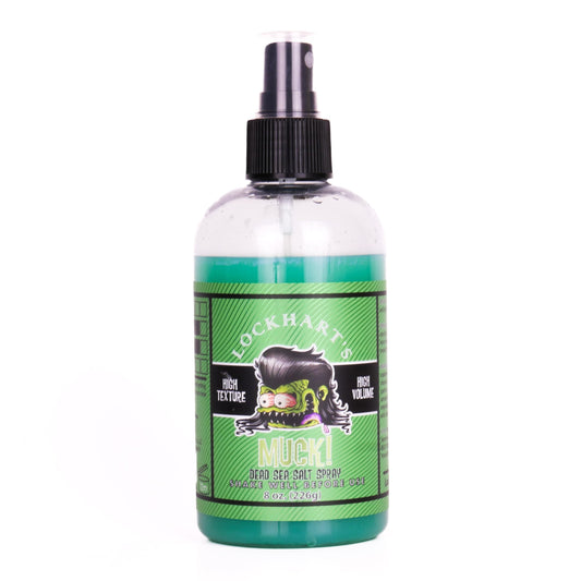 Lockhart's Handcrafted MUCK - Dead Sea Salt Hair Styling Spray For Men - With DHT Shield - Medium Hold - Matte Finish (8.0oz.)