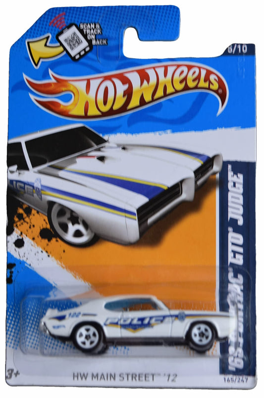 Hot Wheels '69 Pontiac GTO Judge, Main Street '12 5/10